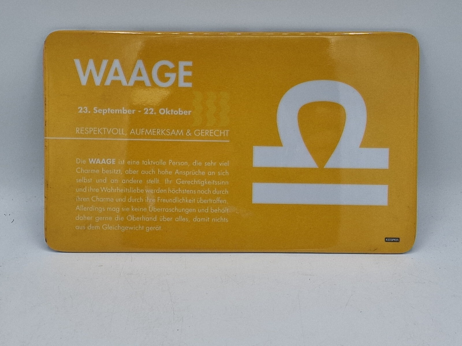 Kesper Frühstücksbrettchen 23,5cm x 14 cm Rutschfest